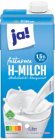 Ja! H-Milch fettarm - 1,5% Fettanteil 12x1,00 L (Tray)